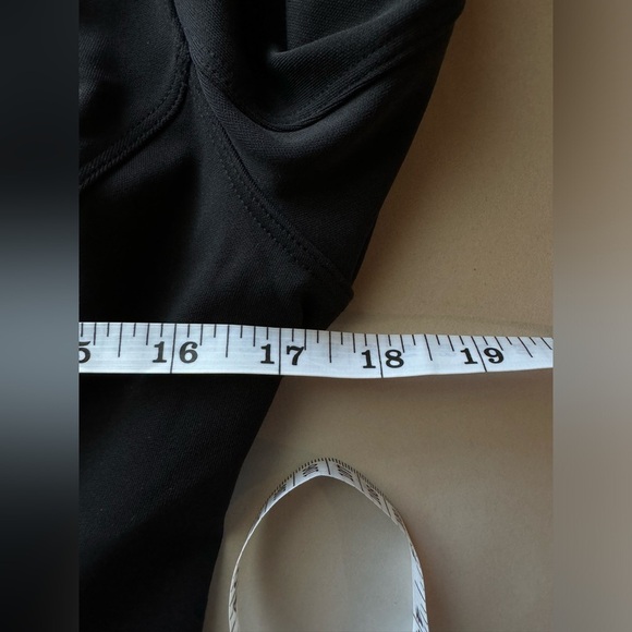 Athleta Woman's Black Delancey Skyline Long Sleeve Dress, Size MP - Picture 8 of 8